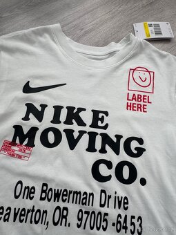 Nike tréninkové bílé tričko - 2