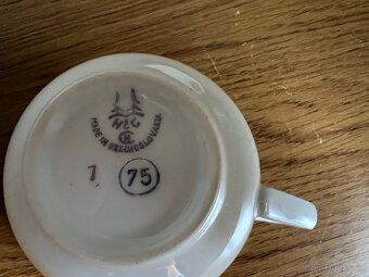 Porcelánové hrníčky s podšálky - 2