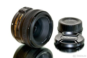 Nikon AF-S Nikkor 50mm 1:1,8 G + UV Kenko TOP STAV - 2