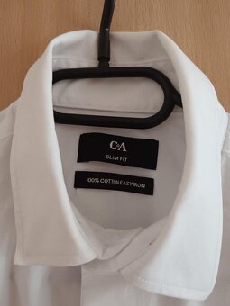 Společenská košile - chlapecká, vel. XS/SlimFit (35-36) - 2