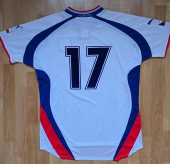 Česko fotbalový dres Šmicer Puma #17 2000-2002 - 2