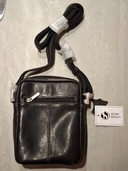 Pánská kožená taška Sendi design - 2