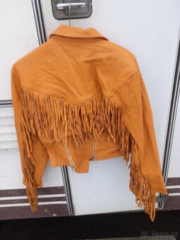 Oranžová westernová bunda - 2