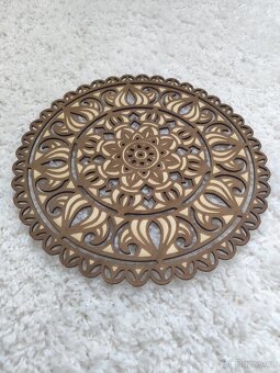 Dekorace mandala 28,5x28,5cm - 2