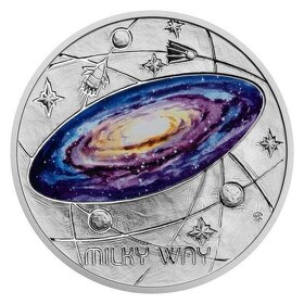 Stříbrná mince Mléčná dráha - Mléčná dráha proof - 2