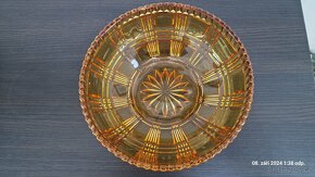 Retro skleněná mísa - průměr 22cm - 2