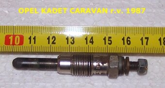 ŽHAVÍCÍ SVÍČKY OPEL KADET 1,6D 1987 - 2