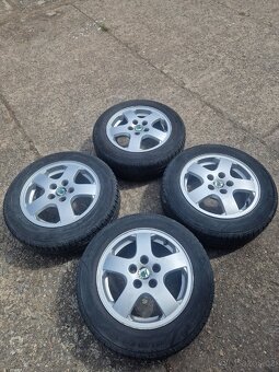 Letní sada Alu kol Škoda Fabia 185/60 R14 5x100 - 2
