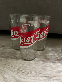 Nápojové sklo Coca Cola - červená - 2