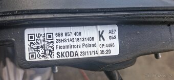 Prave zpetne zrcatko skoda kamiq 6 pinů - 2