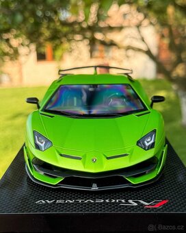 MR Collection - Lamborghini Aventador SVJ, Verde Alceo, 1:18 - 2