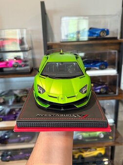 MR Collection - Lamborghini Aventador SVJ, Verde Alceo, 1:18 - 2