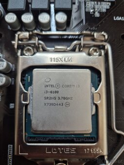 Základní deska Gigabyte H110M S2 + i3-6100 - 2