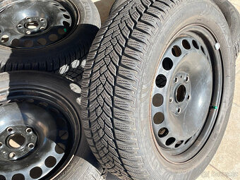 Zimní sada 5x112 et43 Volkswagen,Škoda,Audi 215/55 R16 Fulda - 2