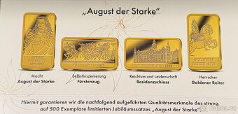 Sběratelská sada - zlaté slitky - 2