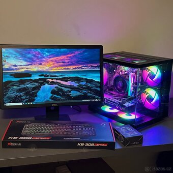 CENA ZA VŠE: PC Ryzen 5 / RX570 / 16GB SSD+HDD + monitor - 2