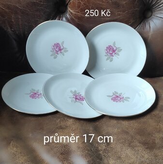 Retro porcelánové talíře - 2