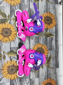 Dětské kolečkové brusle Oxelo vel.26-28 - 2