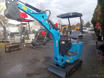 minibagr, pásový bagr, bagřík, rypadlo, malý bagr - 2