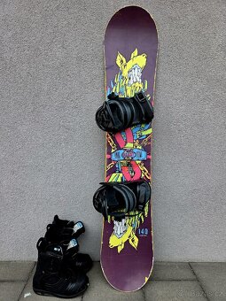 Snowboard FIREFLY, 140 cm + boty - 2