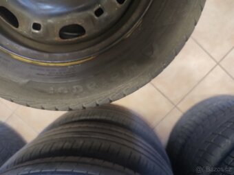 Plechové disky 5x100 R14 + 165/70/14 - 2