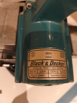 Elektrický hoblík Black And Decker DN75 - 2
