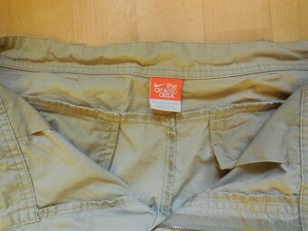pánské Nike sv.hnědé kalhoty kapsáče rovné, 34/29 M-L p.94 - 2