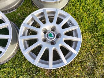 ALU disky Škoda, VW 5x100 R15 - 2