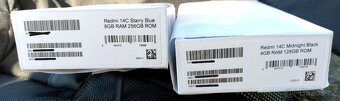 2X Nový Xiaomi Redmi 14C(CZ distribuce), černý a modrý - 2