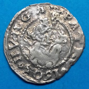 Stříbrná mince r. 1605 Rudolf II. - 2