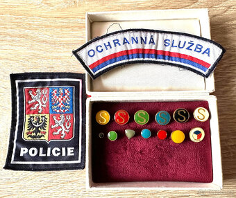 Ochranná služba Policie ČR odznaky - 2