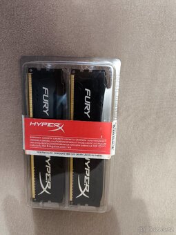 RAM DDR3 paměť 2x 4Gb Fury hyperX - 2