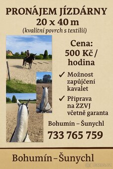 Trenér, příprava na ZZVJ, pronájem jízdárny - 2
