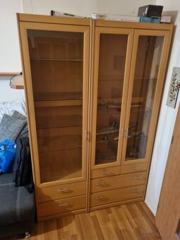 Sestava Skříněk, obývací stěna, vitríny - 2