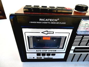 Nový radiokazetofon zn. Ricatech, nepoužitý - 2