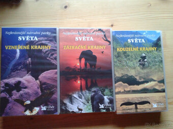 videokazety příroda - 2