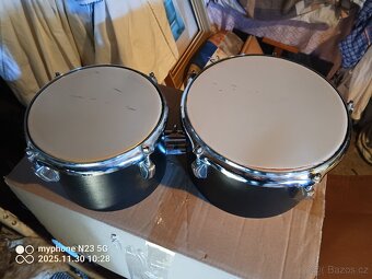 Retro bicí bubny stojany - 2