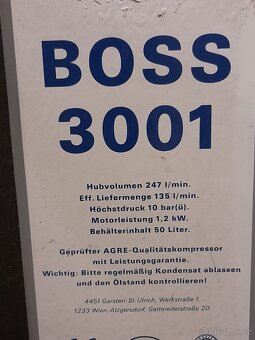 kompresor BOOS 3001 - 2