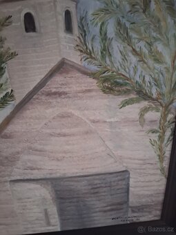 Obraz kostelíku v Chorvatsku - 2