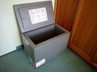 termobox,thermobox, polystyrenová bedna XL1 šedý - 2