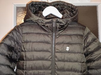 Dlouhá prošívaná bunda - kabát - 2