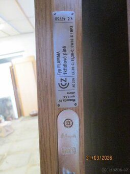 Dveře vchodové protipožární 80L - 2