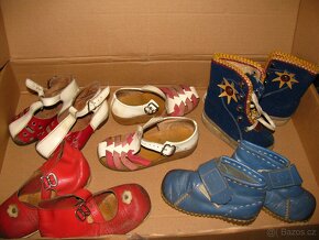 staré retro dětské boty, celý pytel - z Čssr - 2