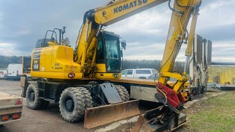 Prodám Komatsu PW 158 s 3D Nivelací TOP výbava - 2