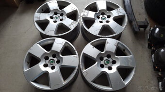 Orig. ALU disky Škoda 17" 5x112 - levně - 2