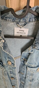 Vintage džínová riflová modrá bunda Sinsay - 2