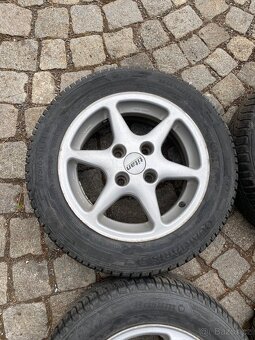 Alu kola 4x108 celoroční pneu 175/65 R14 Peugeot 206 - 2