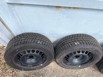 ORIGINÁL AUDI PLECHOVÉ DISKY 5X112 R16 ET39 VČ. ZIMNÍHO PNEU - 2