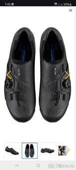 SHIMANO tretry MTB SH-XC300ML, černá, vel.42 - 2