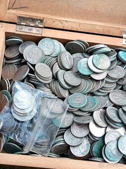 Velká sbírka československých mincí – 931 ks (1 Kčs, 2 Kčs, - 2